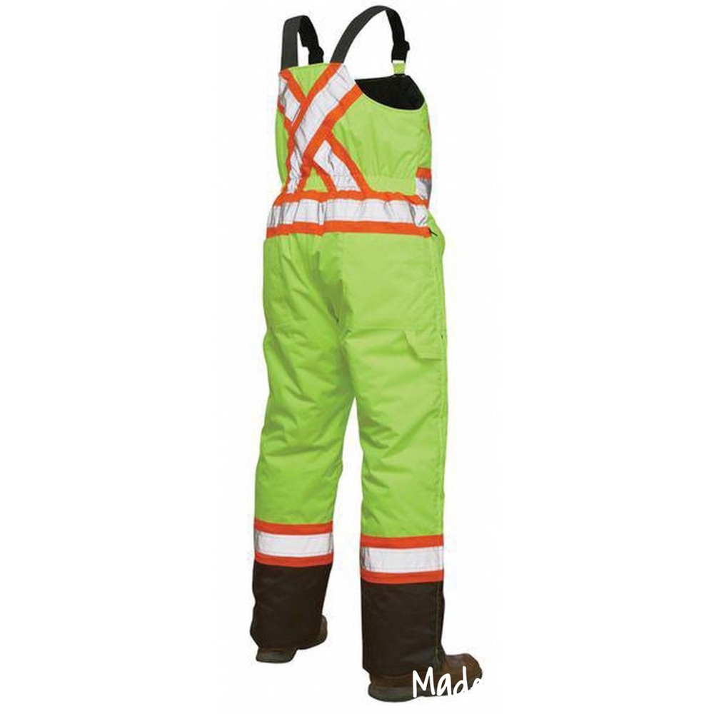 HiVis Insulated Bib Overalls Work King Safety Size 4XL Mens